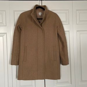 J Crew Tan City Coat NWOT